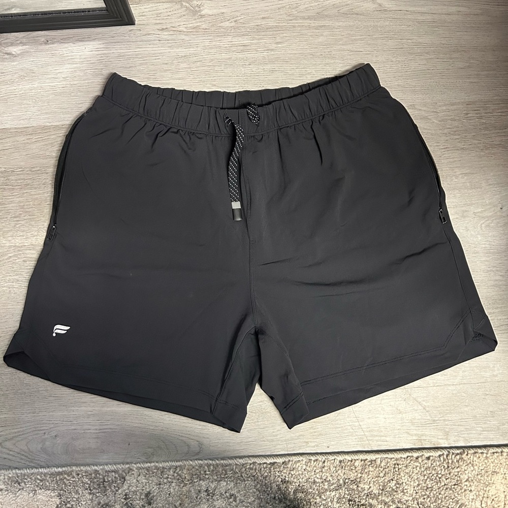 BOTH Fabletics Mens Black and Navy Athletic Shorts